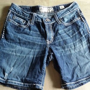 Denim shorts